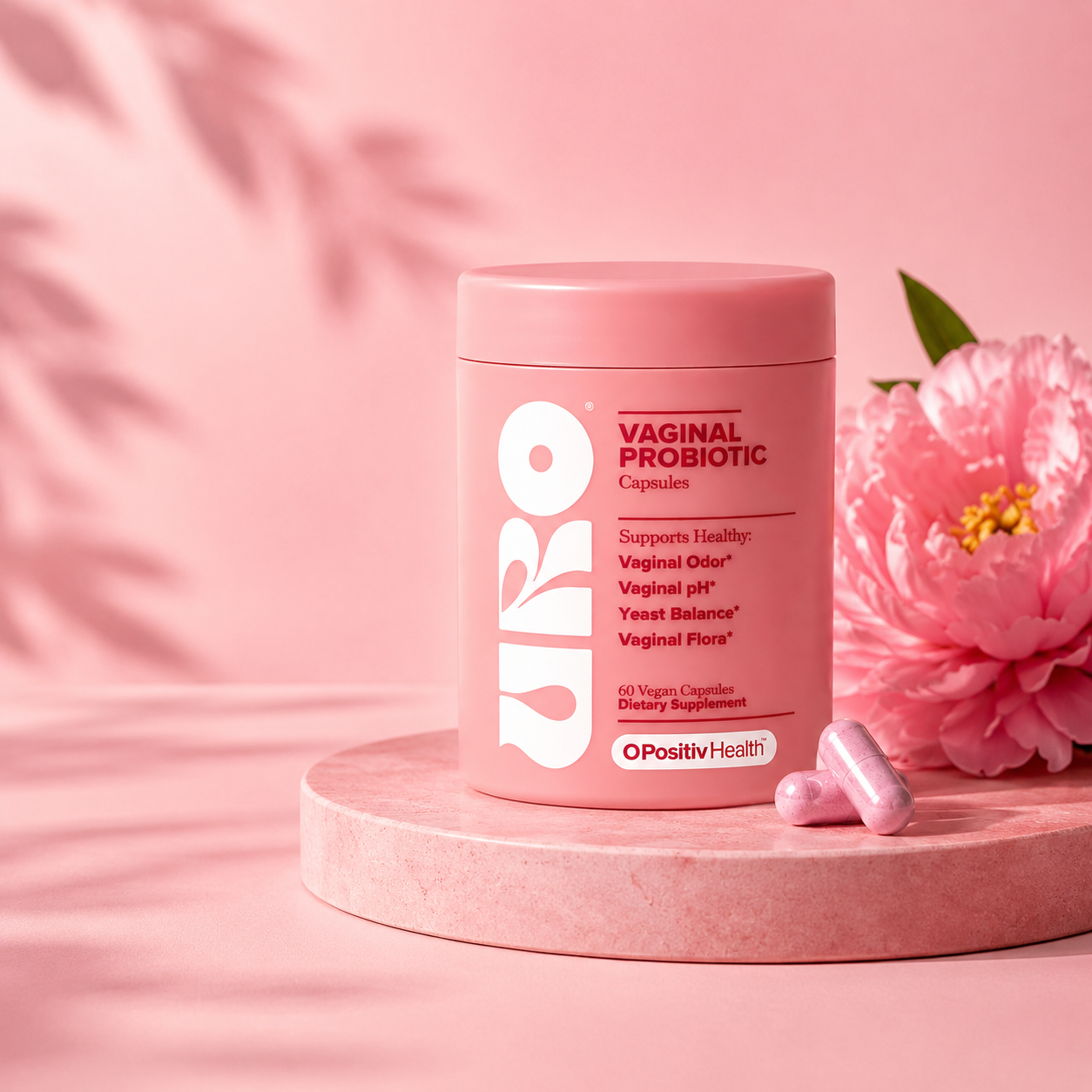 URO Vaginal Probiotic — 2 Bottle Pack (60-Day Supply)